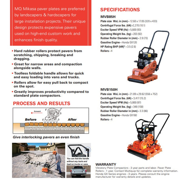 Multiquip #MVB85H - 15