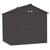 Arrow EZEE Shed High Gable Steel Storage Shed, Charcoal, 8 x 7 ft.