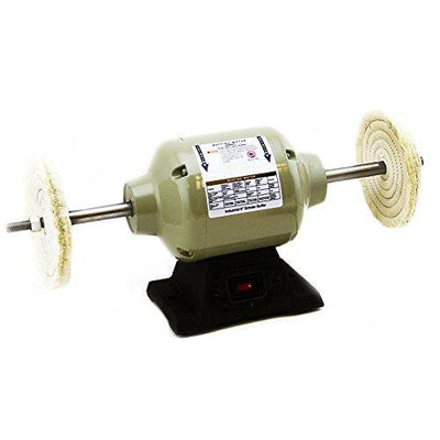 8" Inch Electric Power Bench Table Top Buffing Machine Polisher Buffer Tool