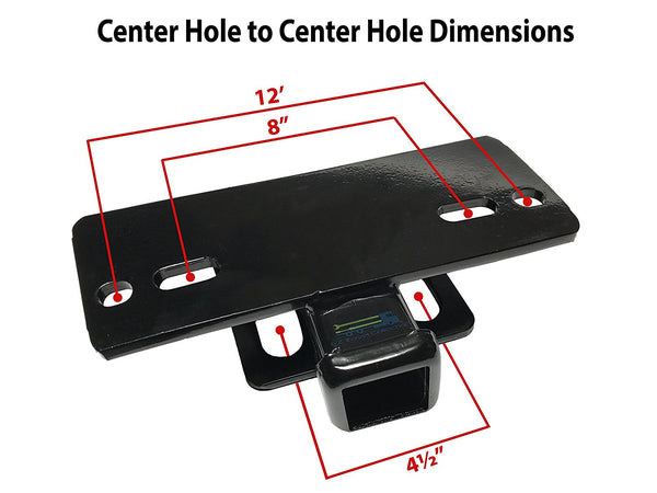 5000 lbs Capacity Step Bumper Receiver RV Truck Trailer Hitch SUVs 2 I ...