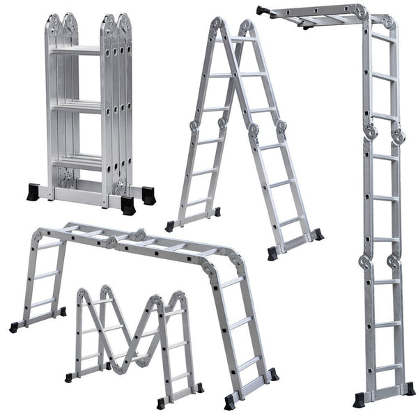 LADDER 12 FOOT Multi-Purpose-Position Aluminum Folding