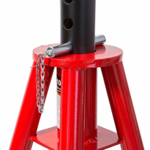 10 Ton jack Stand Extra Heavy Duty Pin Type Truck Semi Stands 28 to 47' 2 pack