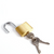 2 x Keyed Padlock Medium 40mm Solid Brass Lock Security Different Keys