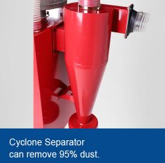 Sand Blast Cyclone Dust Collector & Vacuum For Industrial Cabinet Sandblaster 110V