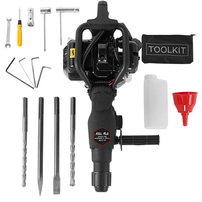 2-in-1 Gas Demolition Hammer Drill (32.7cc, EPA Certified)