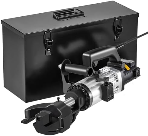 1" Portable Electric Rebar Bender – 110V #8 (25mm) Steel Bar Bending Machine