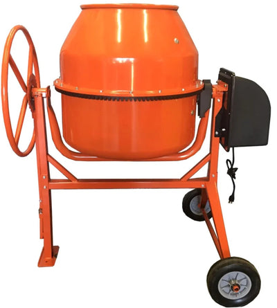 8.83 Cubic Feet Electric Cement Concrete Stucco Mortar Mixer Heavy Duty 1 3/8 HP