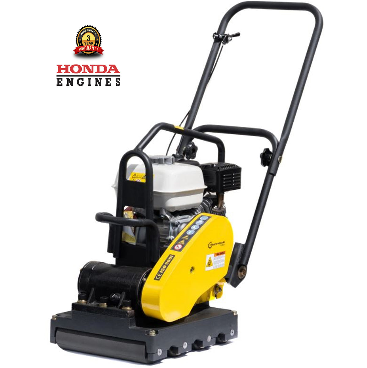 Paver Plate Compactor Roller Honda GX160 for Pavers 24" x 17" Plate Size