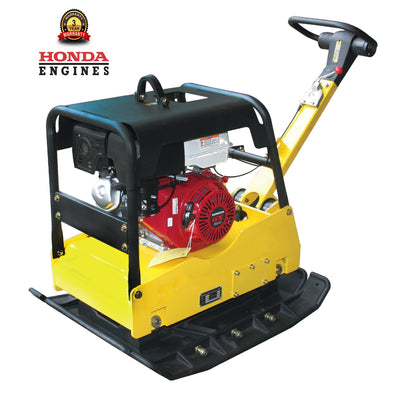 SupremeEquip Reversible 36”x27” Large Plate Compactor 13hp Honda GX390 Hydraulic Handle 8500LB Compaction Force