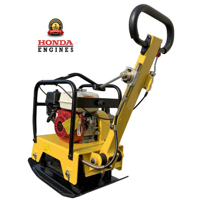 Honda GXR120 Tamper Rammer AND Honda GX160 Reversible Vibratory Plate Compactor Combo Set