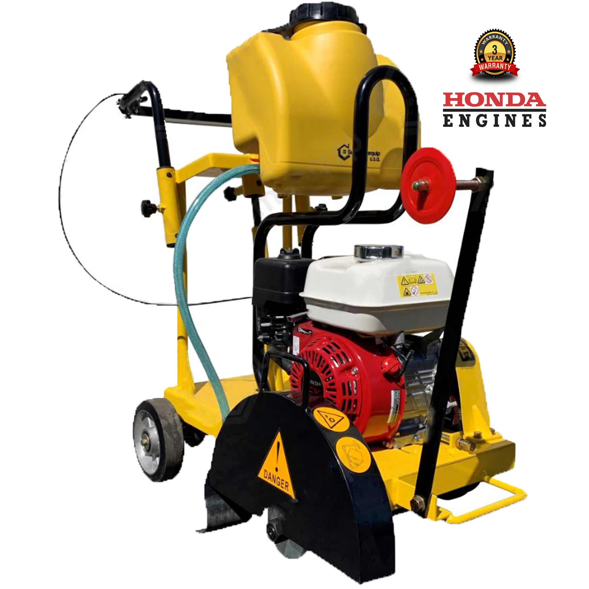 Commercial GX160 5.5HP Honda 14” walk-behind concrete saw Cutter gas power EPA