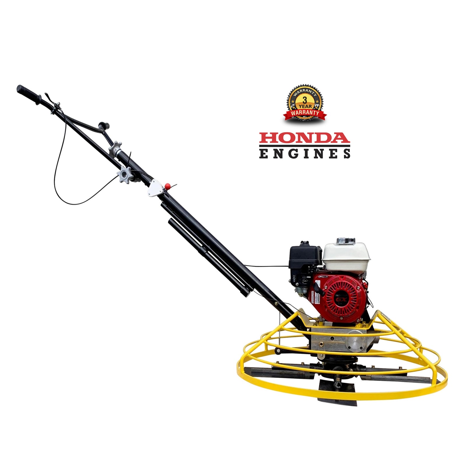 36” Gas Power Trowel with Honda GX160 Engine – Includes Free Finishing Blades