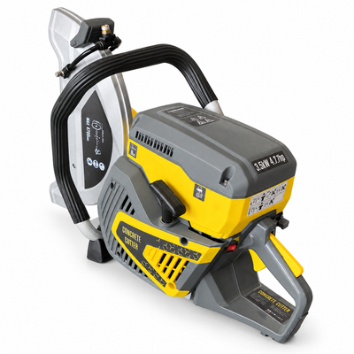 14" Gas-Powered Concrete Cutter | 4.8 HP Two-Stroke Engine | 5" Cutting Depth