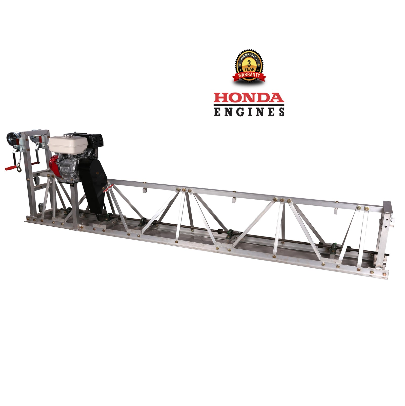 SupremeEquip Vibratory Hand Winch Truss Screed 20 ft. (6.10 m) – Honda GX270 9 HP