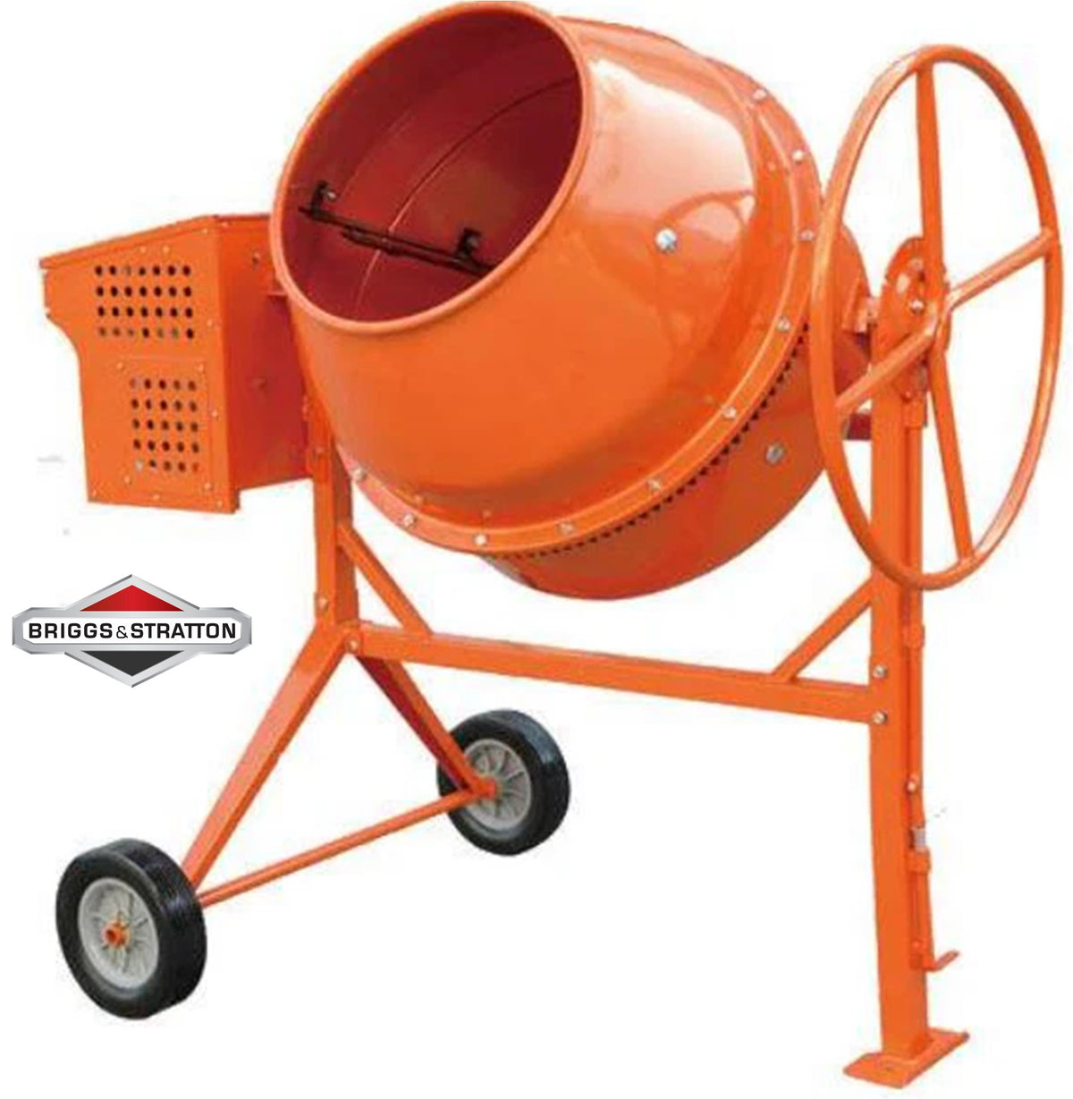 Briggs & Stratton 8.83 Cubic Feet Gas Cement Concrete Stucco Mixer Heavy Duty.