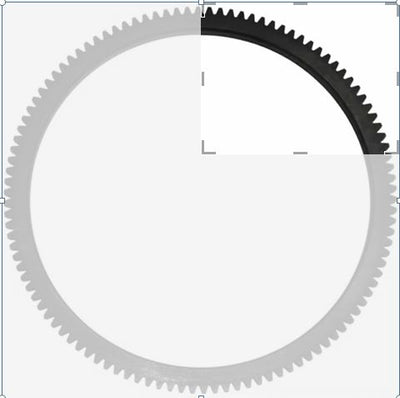 Gear Teeth Segment Replacement for Cement Mixer Model # 900310 or 900300