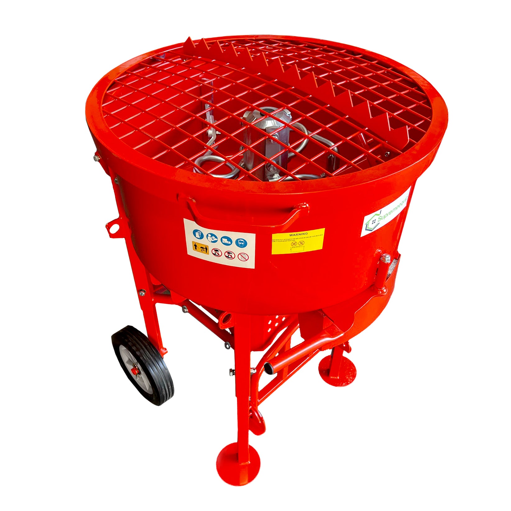 pot mixer Industrial 120L Cement Concrete Mortar Stucco Pan Mixer 115v/230v