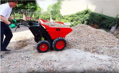 Powered Cart with Dumper Wheelbarrow Gas with Kohler CV200-9 HP Engine