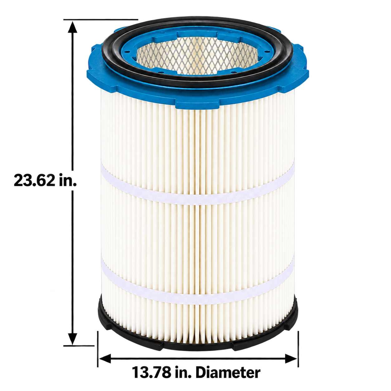 Replacement Filter for Cyclone Dust Collector 13.78 × 23.62 in