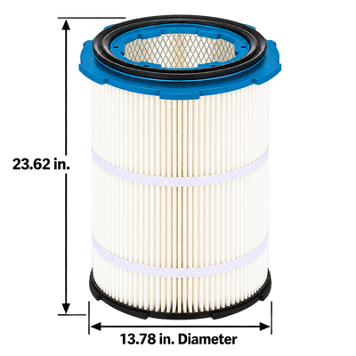 Replacement Filter for Cyclone Dust Collector 13.78 × 23.62 in