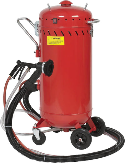28-Gallon Dustless Vacuum Sandblaster – Portable Media Abrasive Blaster, with Built-In 1200W Vacuum