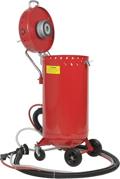 28-Gallon Dustless Vacuum Sandblaster – Portable Media Abrasive Blaster, with Built-In 1200W Vacuum