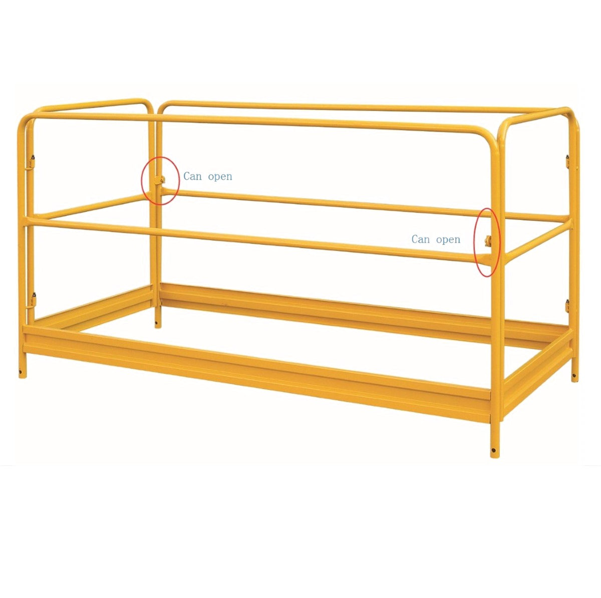 Guardrail Set for Multipurpose Baker-Style 6 ft Scaffolding