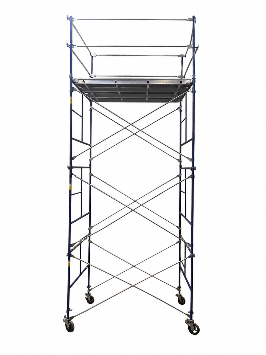 Contractor Scaffolds Rolling Tower Set 15 Ft High 7 Ft Long, 5 Wide W/Guard Rail 