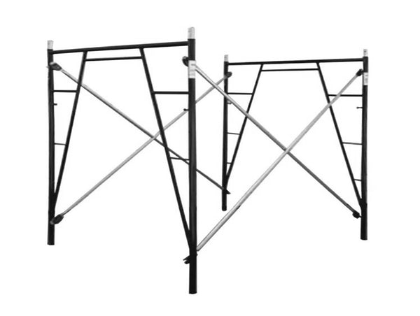 Walk-Through Scaffold Frame Set 6ft 8in x 5Ft x 10ft Snap-On Style ...