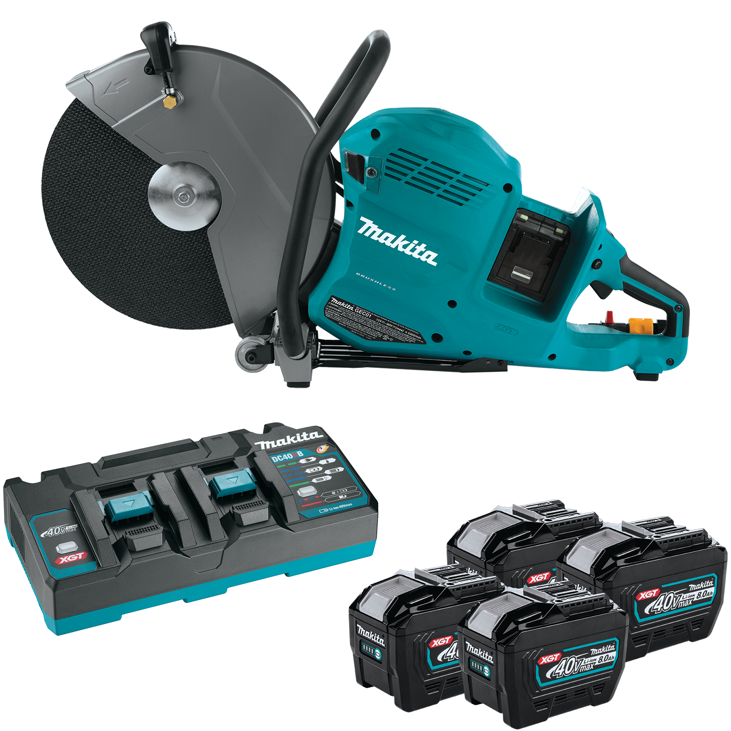 Makita 40V max X2 XGT 14" Power Cutter Kit