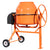 8.83 Cubic Feet Electric Cement Concrete Stucco Mortar Mixer Heavy Duty 1 3/8 HP