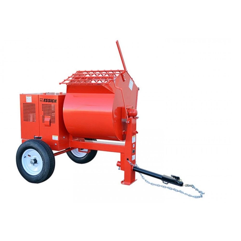 Multiquip Essick EM90SE Mortar Mixer - 9 Cubic Feet Capacity, 3 HP Motor