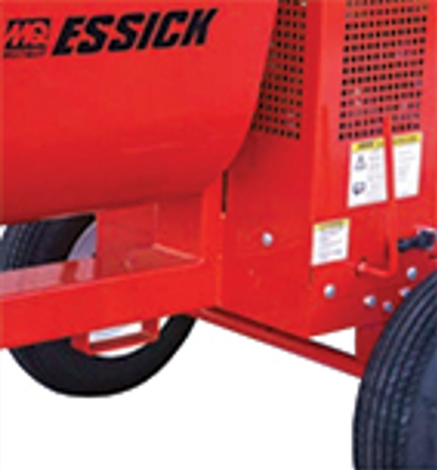 Essick Mortar Mixer EM90SLF (9cf Steel Drum, 9hp MPower Engine