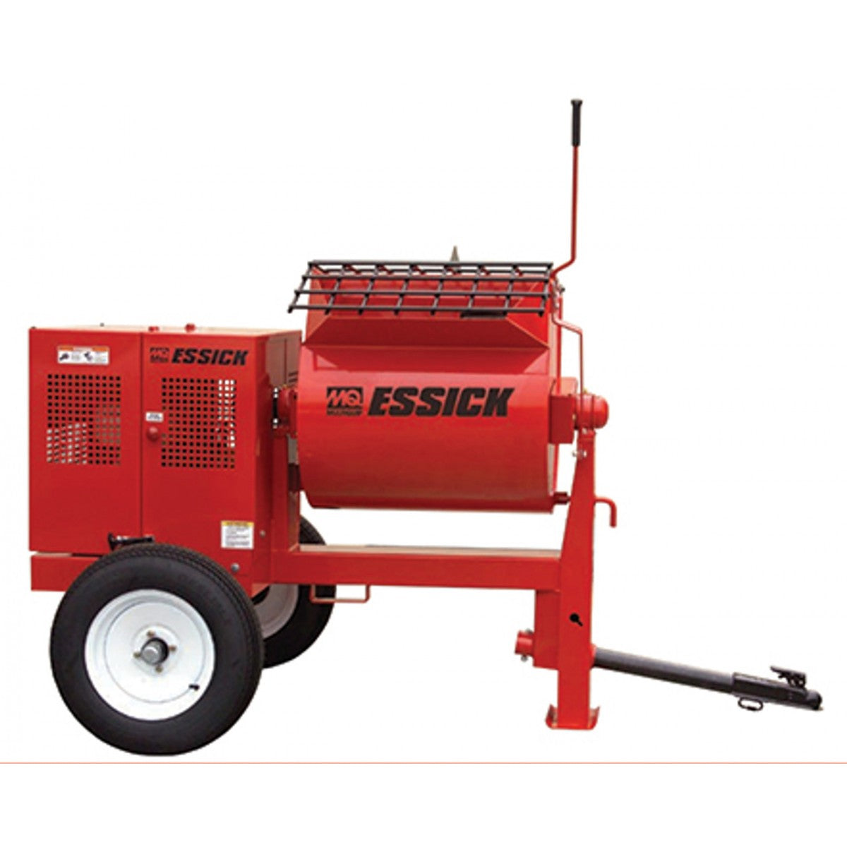 Essick Mortar Mixer EM90SLF (9cf Steel Drum, 9hp MPower Engine