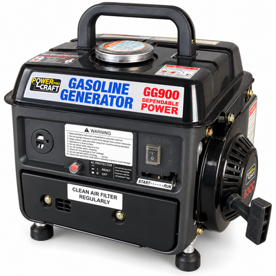 Power Pro Craft GG900 Portable Gas Generator – 900W Peak / 700W Running