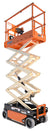 Electric Scissor Lift with Flashing LED Beacon