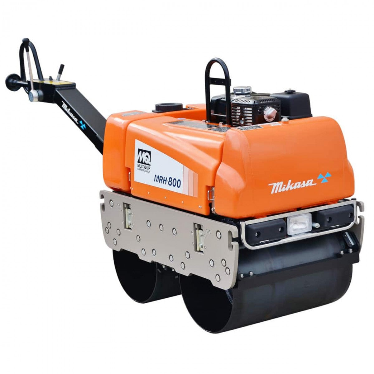 Smooth Drum Walk Behind Roller by Multiquip-Mikasa,Double Drum, Honda GX390, 25.6" drum Model MRH800GS