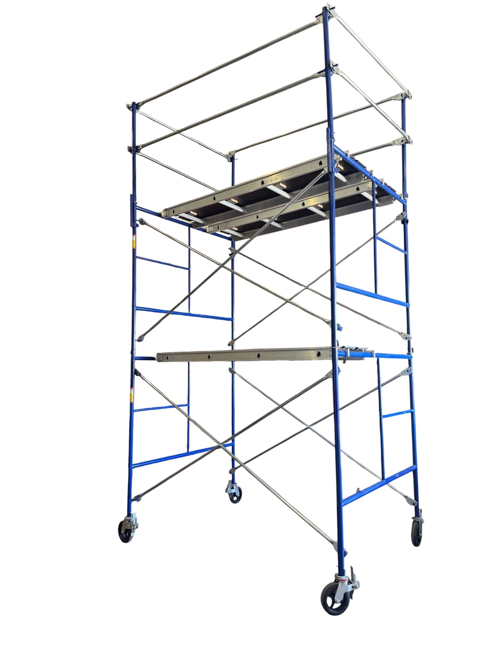 Contractor Scaffolds Rolling Tower Set 10 Ft High 7Ft Long, 5 Wide w/Guard Rail
