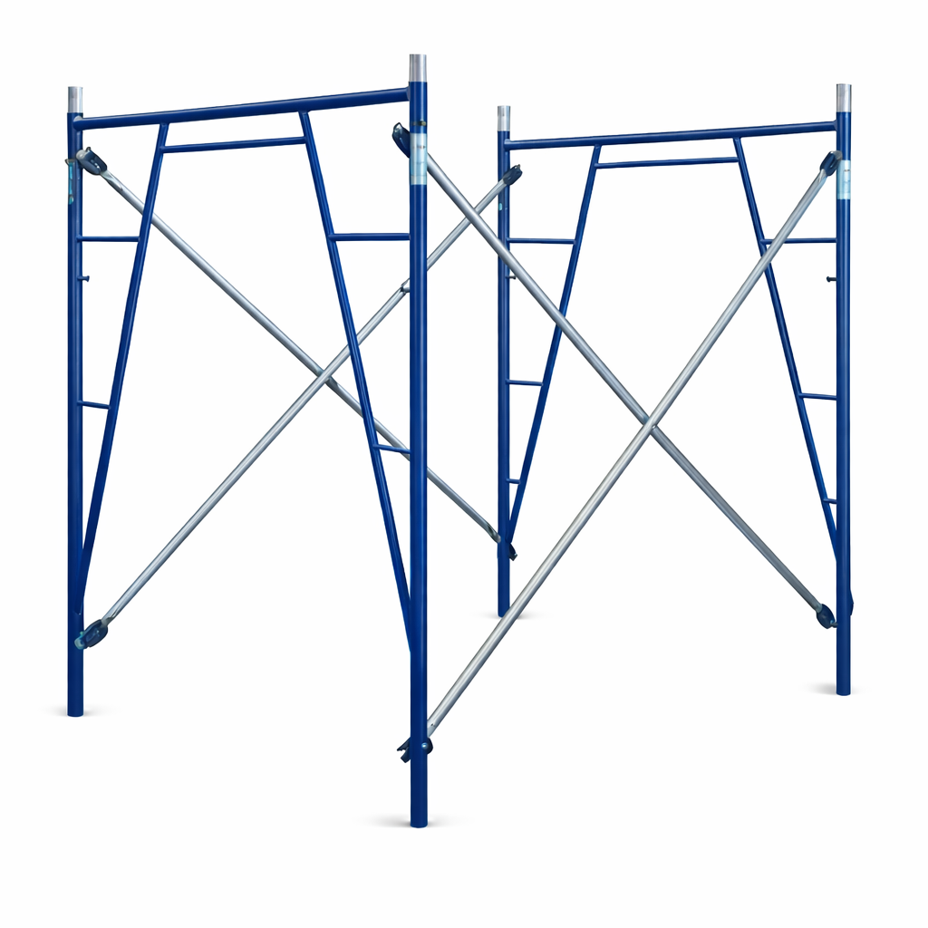 Walk-Through Scaffold Frame Set 3ft x 6ft 8 in with 7’ Braces - Snap-On