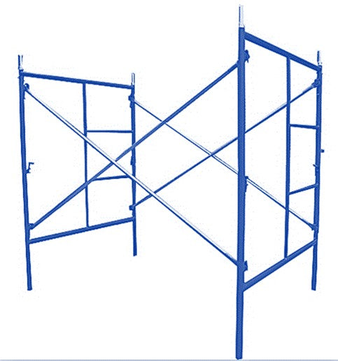 7 ft. x 5 ft. x 5 ft. 1 Story Steel Mason Scaffold Tower With Cross Braces