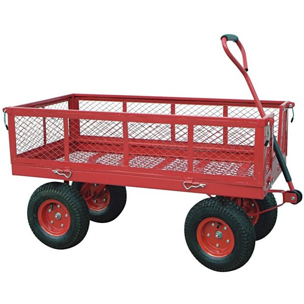 Heavy Duty Steel Mesh Wagon 2 in 1 1400 Lbs Capacity