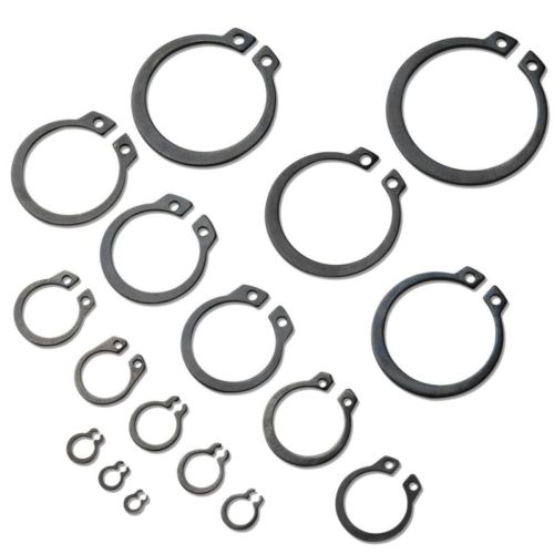 300pc Snap Ring Assortment 18 Sizes Retaining Rings