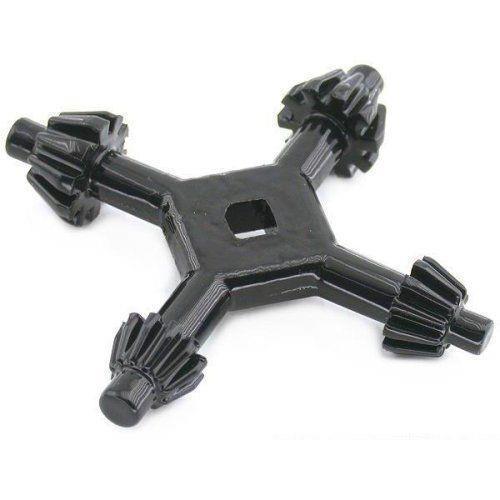 4 Way Drill Press Chuck Key Size 3/8" & 1/2" Chucks Universal Combination Hand