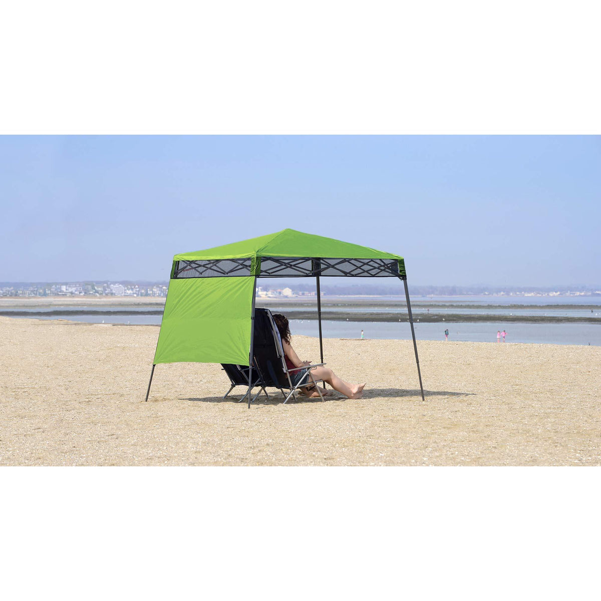 Quik Shade 7' x 7' Go Hybrid Pop-Up Compact and Lightweight Slant Leg Backpack Canopy