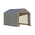 Canopy Storage Shelter Shed Grey Cover 10x10x8ft / 3x3x2.4m Peak Style