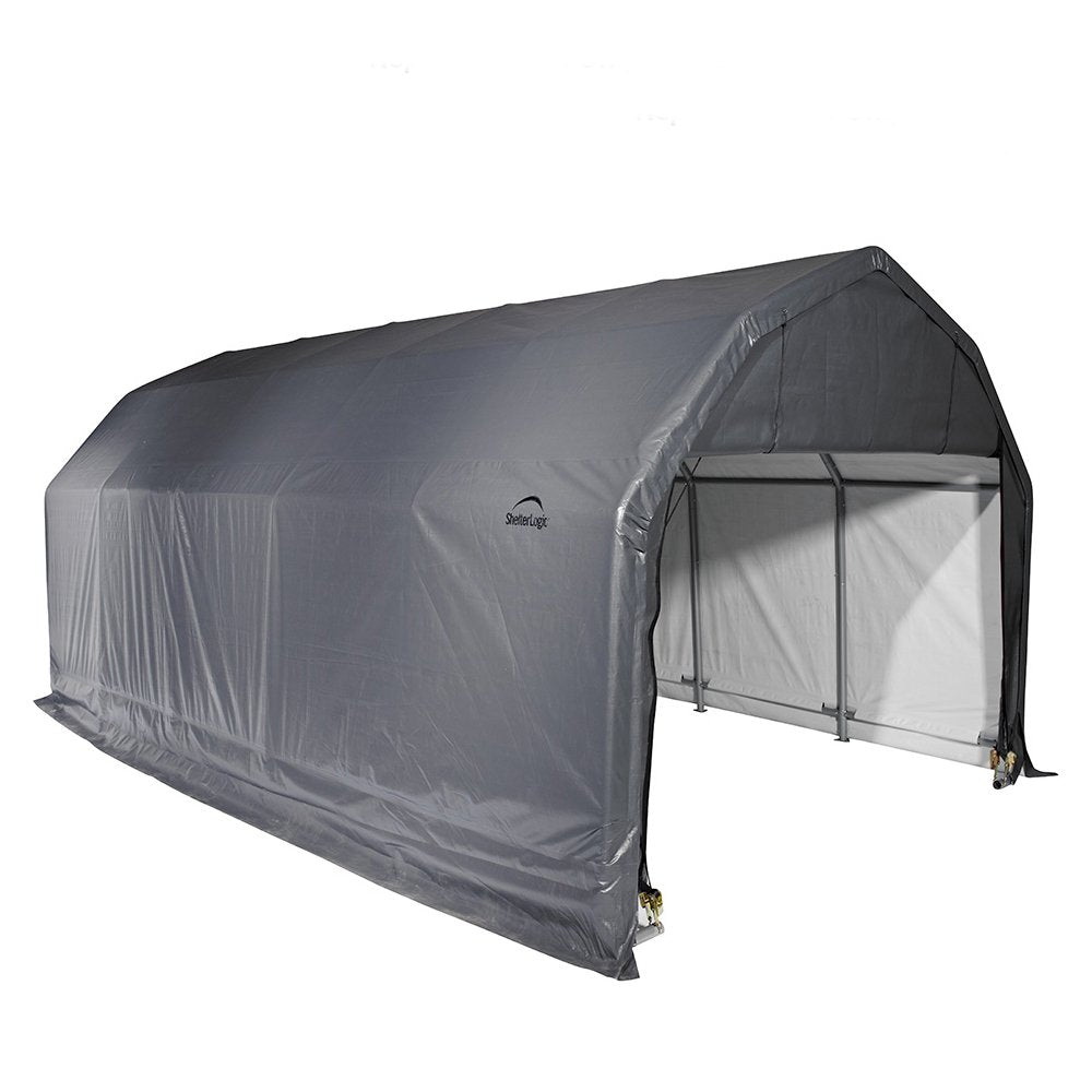 ShelterLogic 90153 Grey 12'x24'x11' Barn Shelter