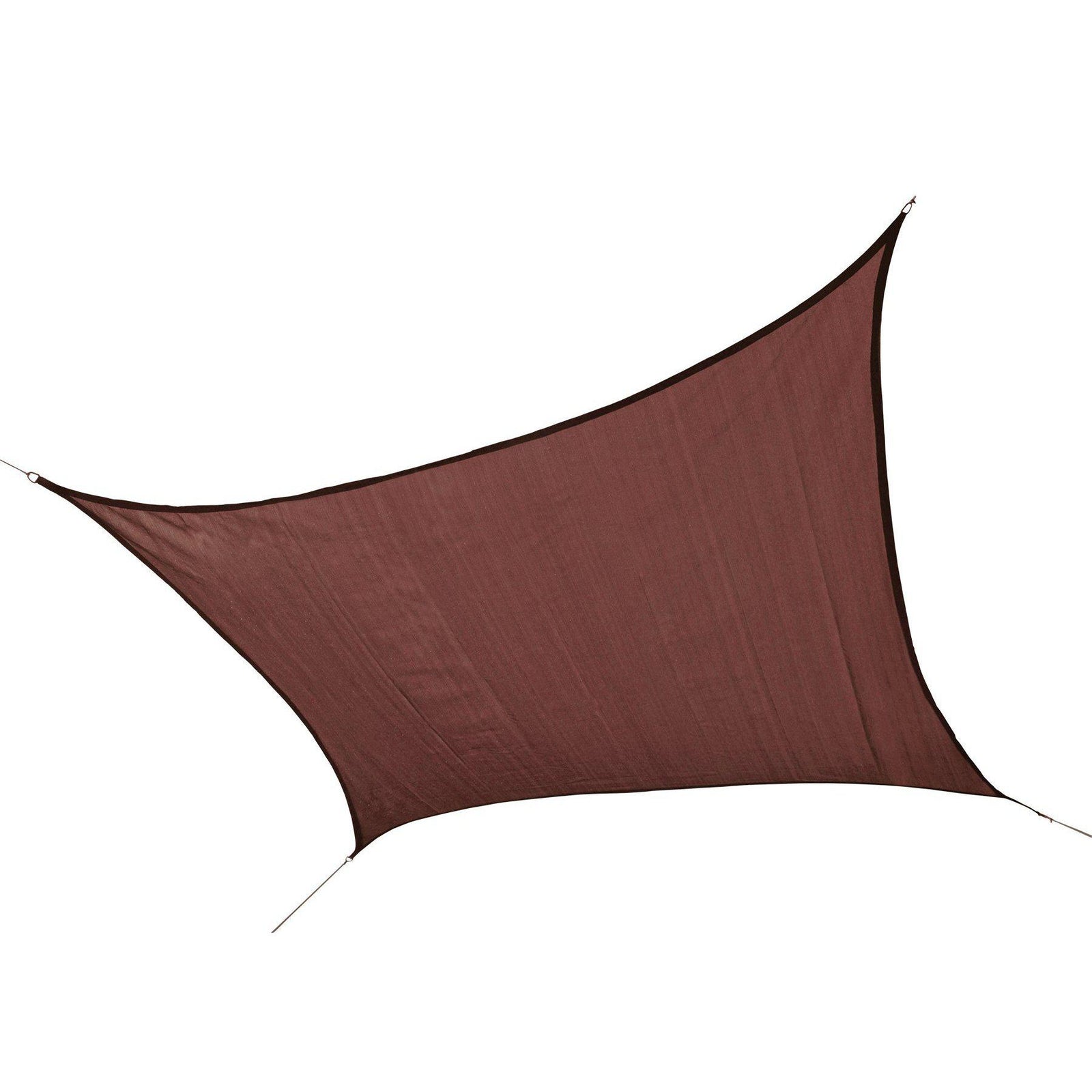 ShelterLogic 25673 230 GSM Square Shade Sail, 16-Feet, Terracotta