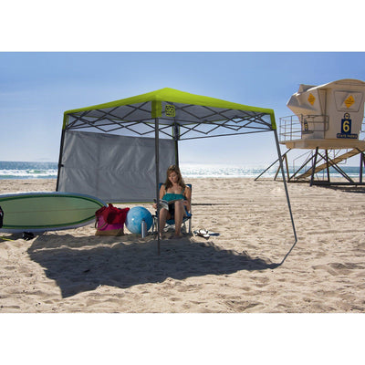 Quik Shade 7' x 7' Go Hybrid Pop-Up Compact and Lightweight Slant Leg Backpack Canopy