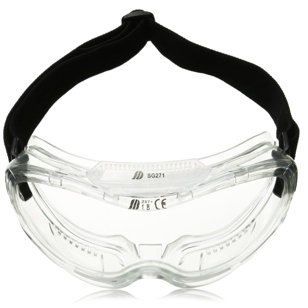 Protective Anti-Fog Safety Goggles Wide-Vision, ANSI Z87.1 Approved, Lightweight