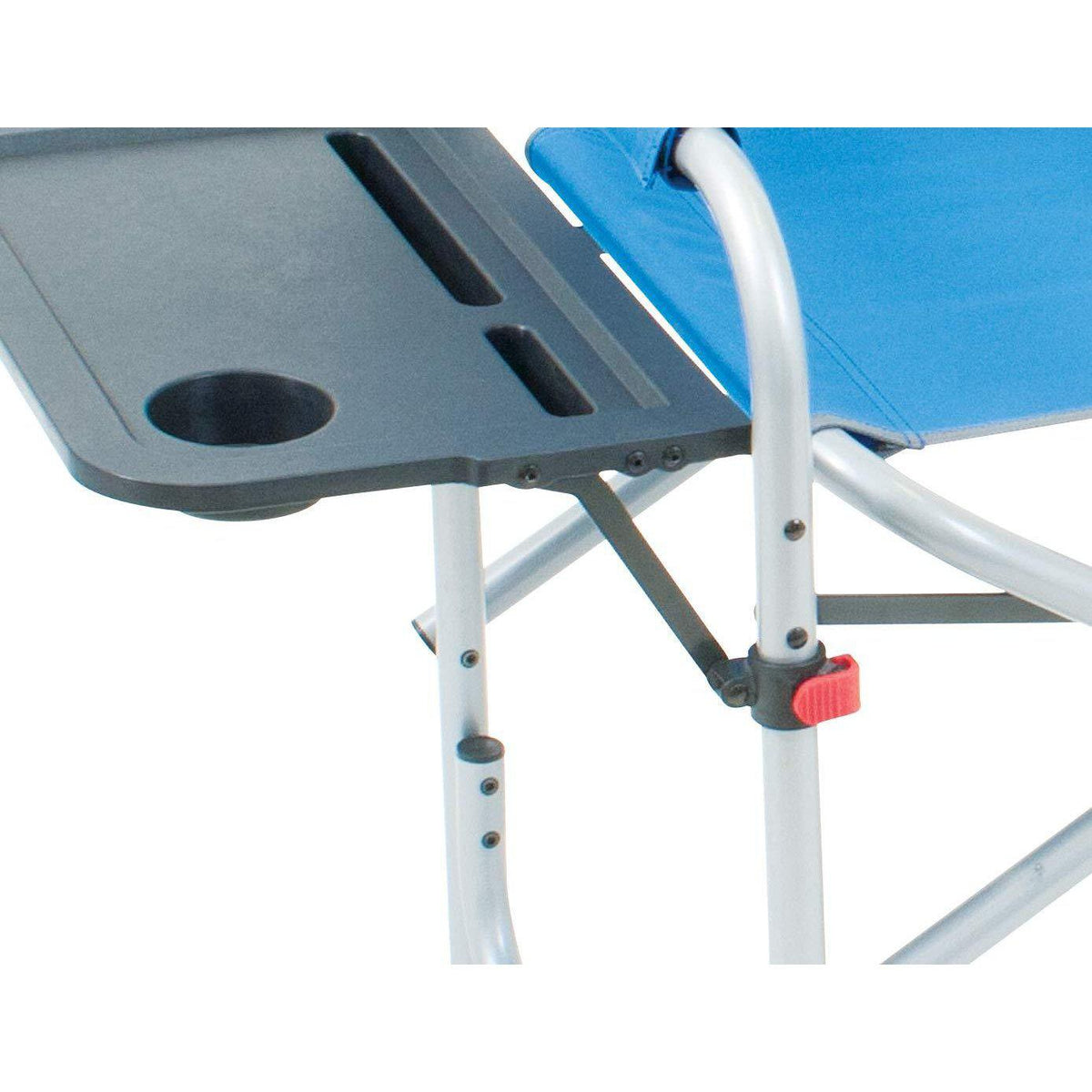 RIO Gear Outdoor Director's Folding Chair with Side Table for Camping